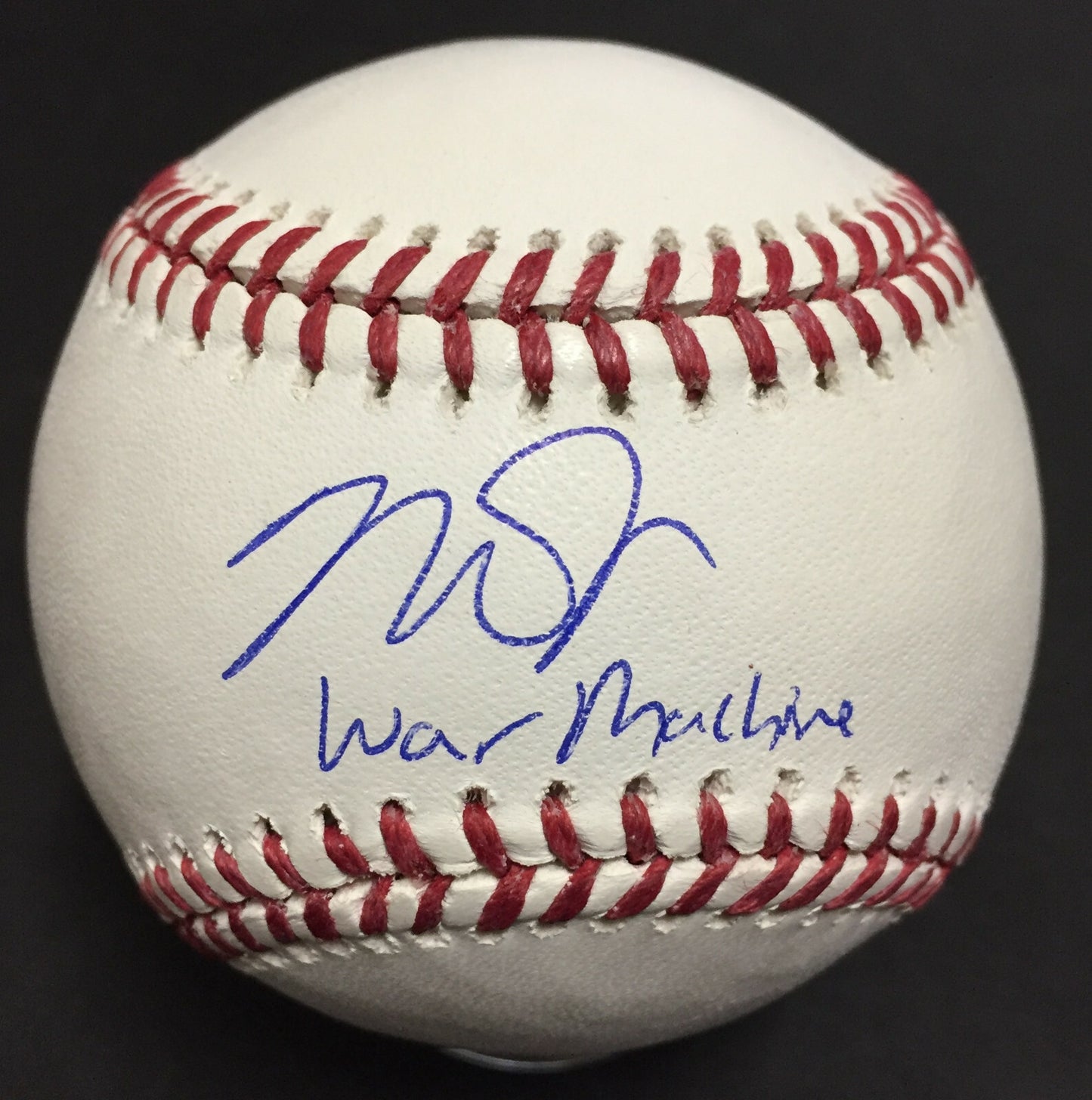 Mike Trout Signed Official MLB Baseball War Machine Autograph Mint MLB Auth COA