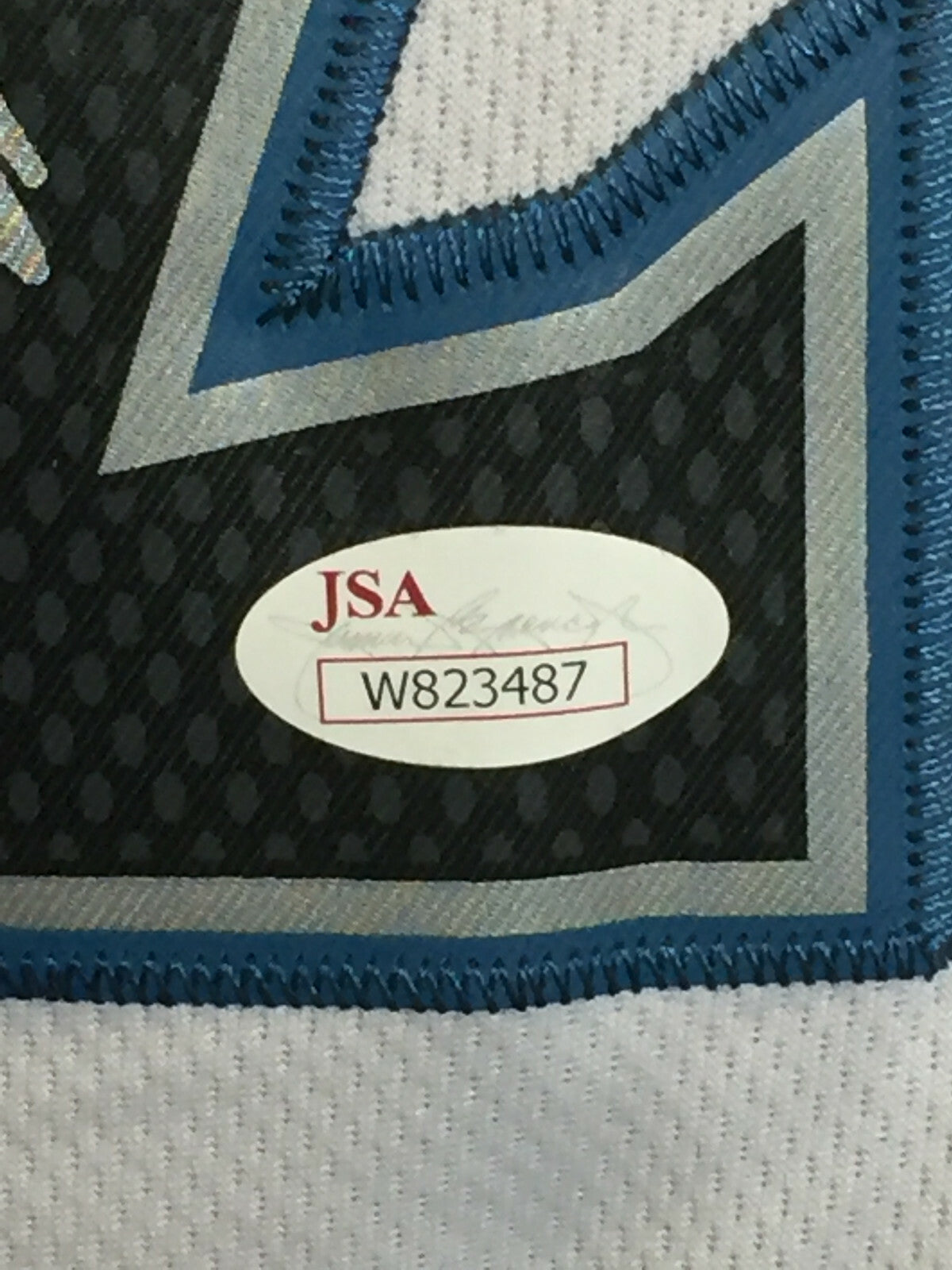 Andrew Wiggins Signed Timberwolves Basketball Jersey INS ROY 2015 Autograph JSA