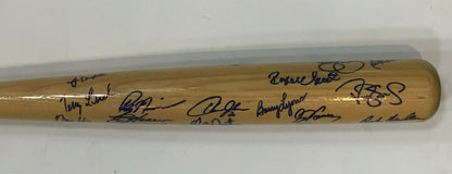 1986 NY Mets WS Team Signed Bat 30 Auto Gary Carter MLB Holo Steiner COA