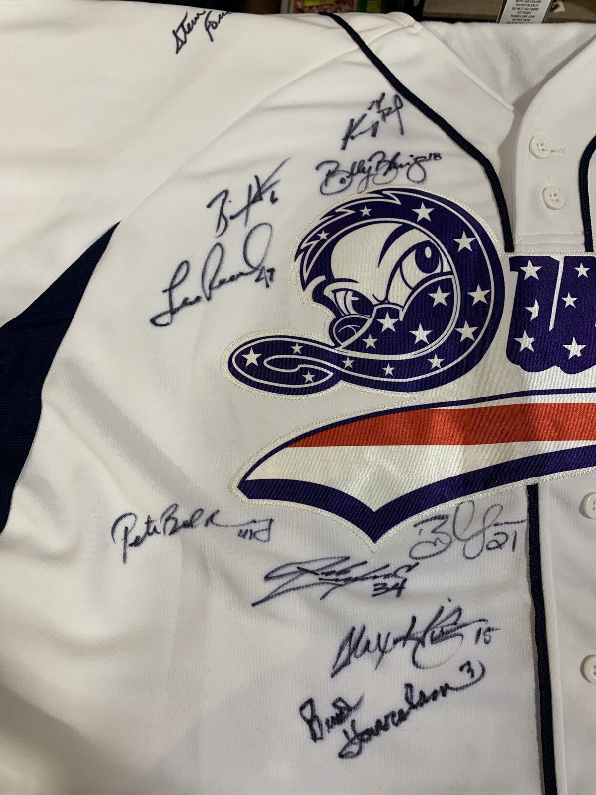 Dontrelle Willis 2013 Long Island Ducks Patriotic Usa Jersey Team Signed 22 Auto