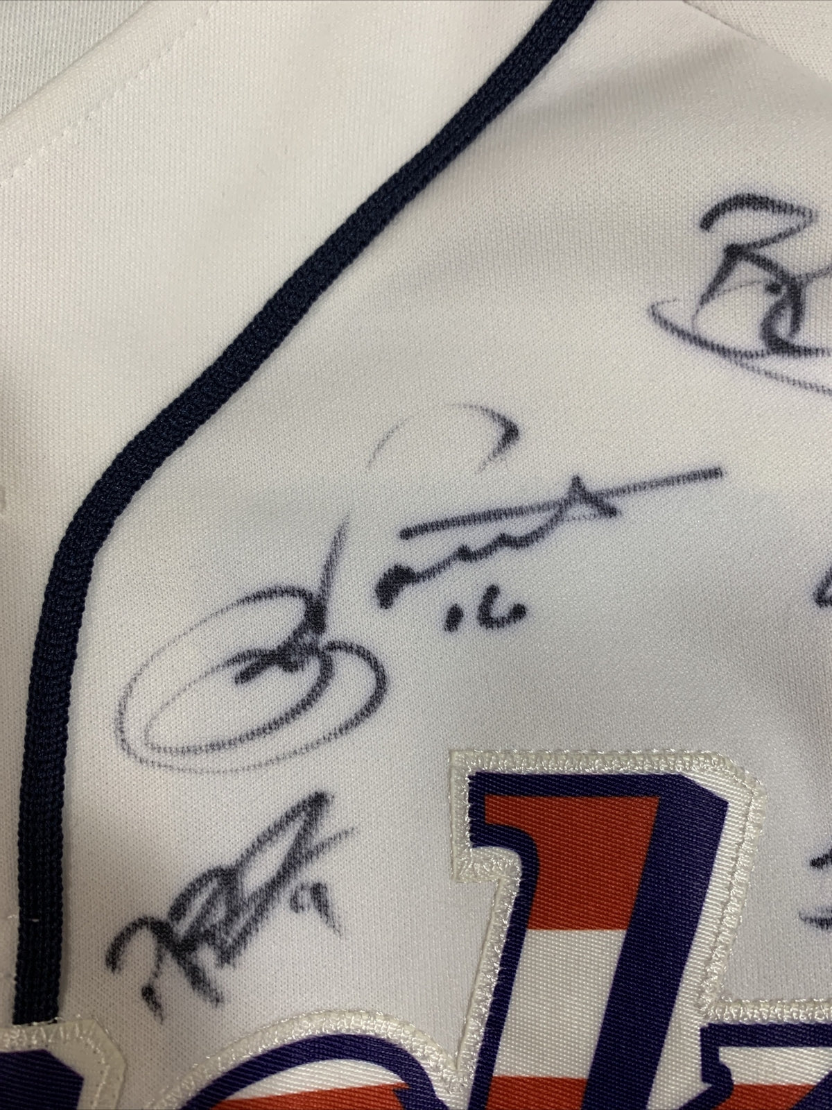 Dontrelle Willis 2013 Long Island Ducks Patriotic Usa Jersey Team Signed 22 Auto