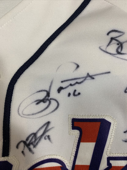 Dontrelle Willis 2013 Long Island Ducks Patriotic Usa Jersey Team Signed 22 Auto