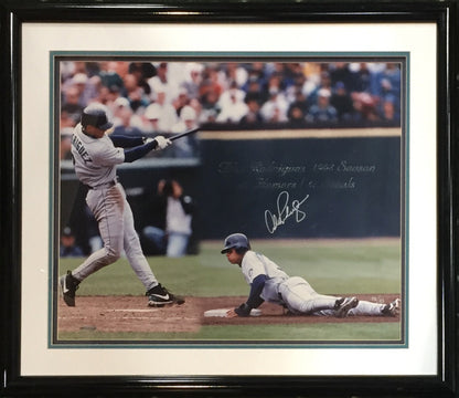 Alex Rodriguez signed Mariners 16x20 40/40 photo Framed Autograph UDA Coa  /103