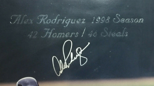 Alex Rodriguez signed Mariners 16x20 40/40 photo Framed Autograph UDA Coa  /103