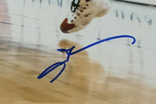 Allen Iverson signed 16x20 Michael Jordan photo framed autograph HOF JSA COA