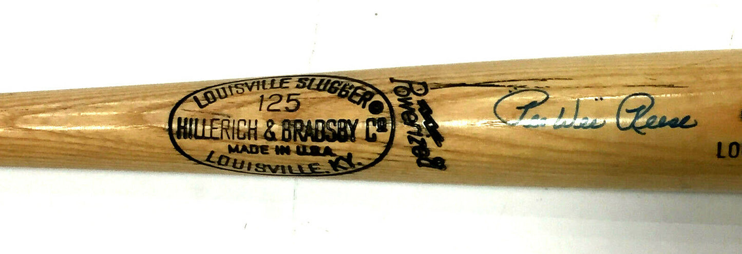Pee Wee Reese Dodgers Signed Game Model Louisville Slugger BAT HOF AUTOGRAPH PSA