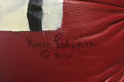 Muhammad Ali Signed Wayne Prokopiak hand Painted Boxing Glove Mint 1/1 Psa Loa