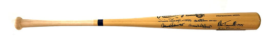 World Series MVP Signed 10 Auto Bat Frank Robinson Bob Gibson Reggie Jackson COA