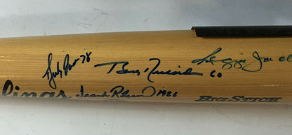 World Series MVP Signed 10 Auto Bat Frank Robinson Bob Gibson Reggie Jackson COA