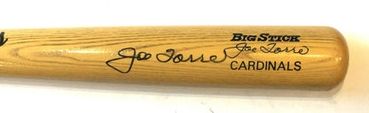 Joe Torre Signed Cardinals Game Model Big Stick Baseball Bat Autograph HOF COA