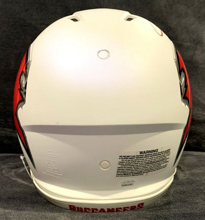 Chris Godwin Signed Buccaneers Speed Authentic Lunar Helmet Mint Red Auto JSA