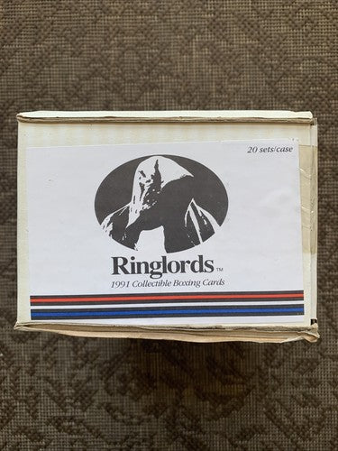 Ringlords Boxing CARD 20 Box Set Case Sealed 40 Cards MUHAMMAD ALI Holyfield Rc