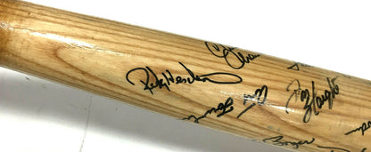 1988 Yankees Team Signed game used Bat Rickey Henderson Don Mattingly Winfield