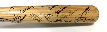 1988 Yankees Team Signed game used Bat Rickey Henderson Don Mattingly Winfield