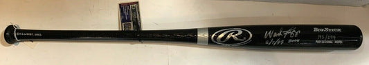 Wade Boggs Signed Big Stick Baseball Bat INS 8/7/99 3000 Hits Autograph COA /299