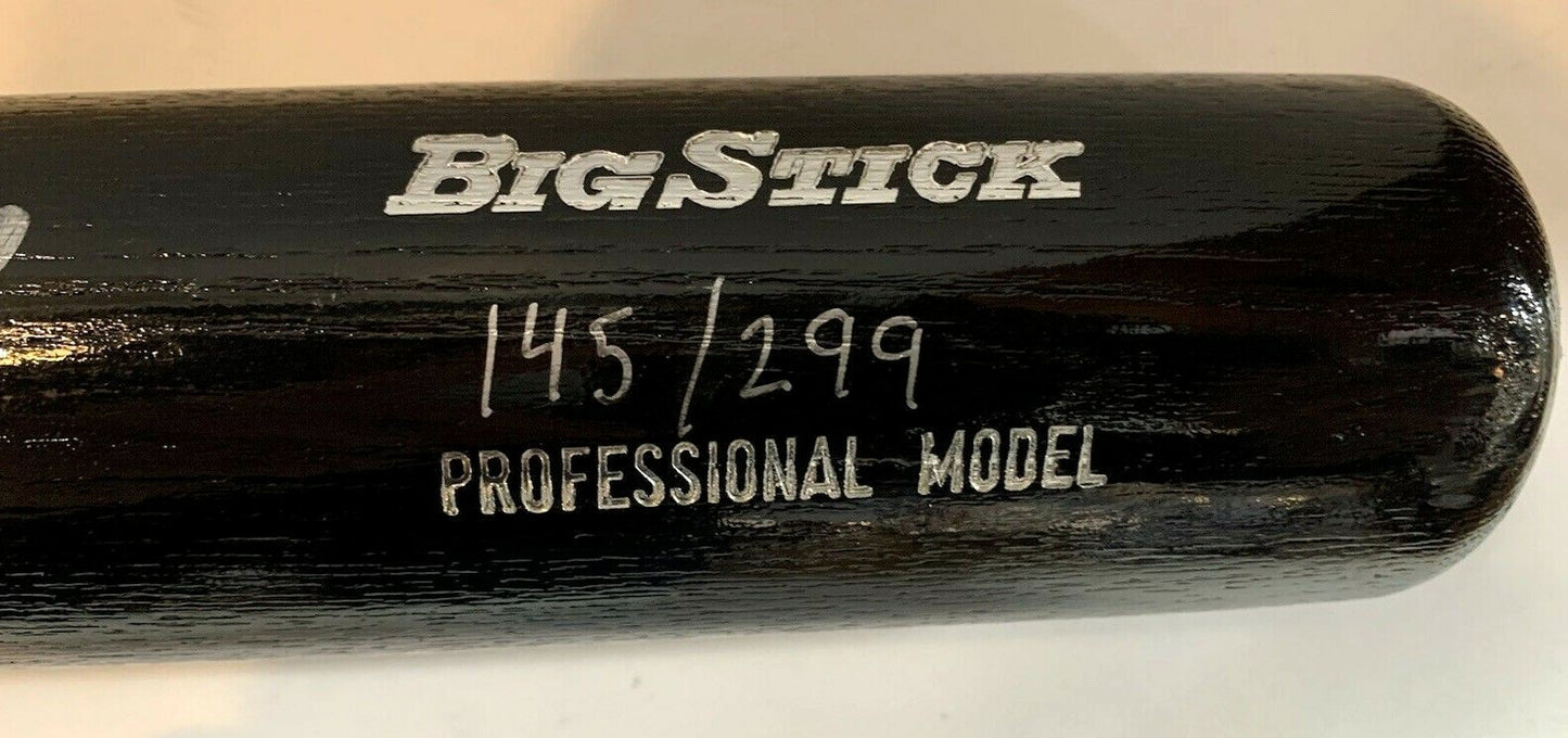 Wade Boggs Signed Big Stick Baseball Bat INS 8/7/99 3000 Hits Autograph COA /299