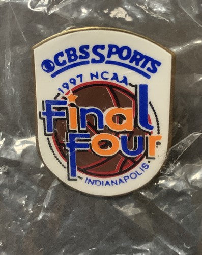NCAA 1997 Final Four Media PIN CBS Sports Indianapolis Mint Sealed Arizona
