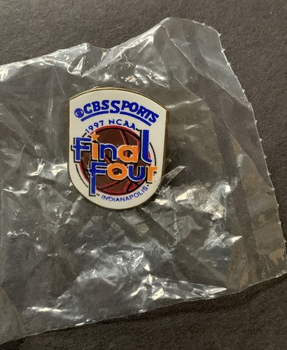 NCAA 1997 Final Four Media PIN CBS Sports Indianapolis Mint Sealed Arizona
