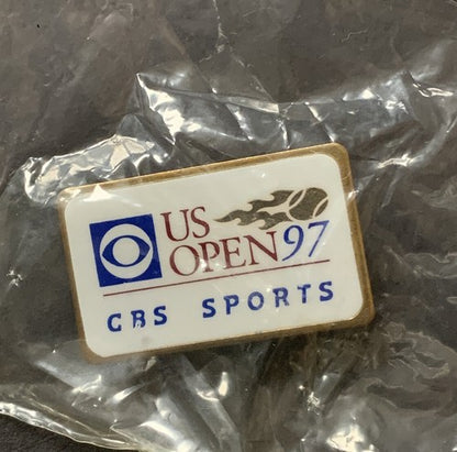 1997 U.S Open Tennis Media ViP Pin Cbs Sports Mint Sealed 97 Patrick Rafter
