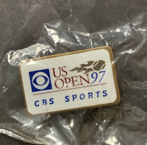 1997 U.S Open Tennis Media ViP Pin Cbs Sports Mint Sealed 97 Patrick Rafter