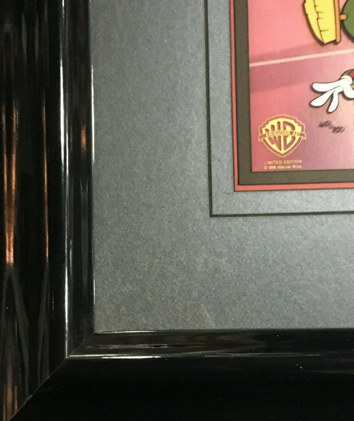 Michael Jordan Warner Bros Great Space Erase Space Jam hand painted cel COA /750
