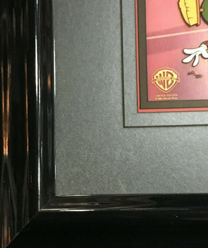 Michael Jordan Warner Bros Great Space Erase Space Jam hand painted cel COA /750