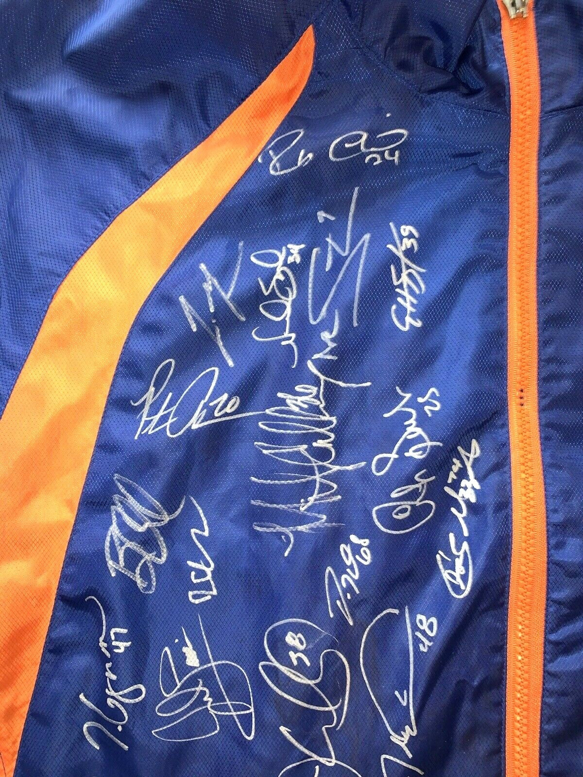 Ny Mets 2019 Team Signed Reebok Jacket 34 Auto jacob deGrom Pete Alonso Coa 1/1
