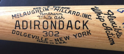 Tom Henrich Mickey Owen Signed Adirondack Bat 1941 World Series JSA Le /41 Auto