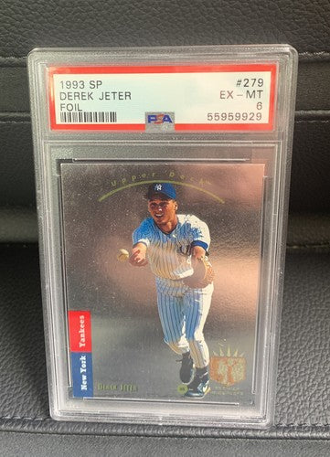 1993 SP Foil Derek Jeter ROOKIE RC #279 PSA 6 Mint Nicer New York Yankees Hof