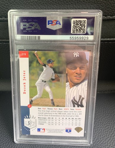 1993 SP Foil Derek Jeter ROOKIE RC #279 PSA 6 Mint Nicer New York Yankees Hof