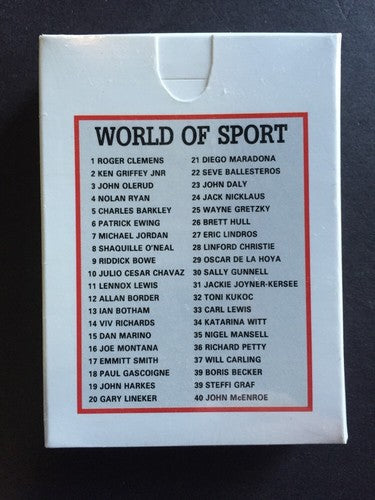 Fax Pax World Of Sport 20 Set Factory Case Michael Jordan Diego Maradona Mint
