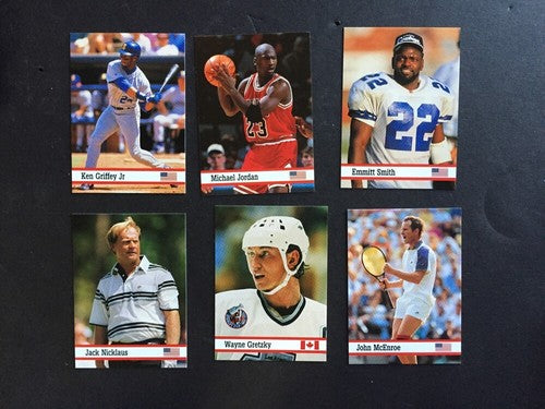 Fax Pax World Of Sport 20 Set Factory Case Michael Jordan Diego Maradona Mint