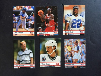 Fax Pax World Of Sport 20 Set Factory Case Michael Jordan Diego Maradona Mint