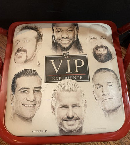 WWE 2014 VIP Experience Wrestling Chair CM Punk John Cena Alberto Del Rio Seat