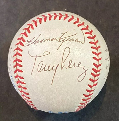 Harmon Killebrew Tony Perez Brooks Robinson Hof signed A.L Baseball 9 Auto Coa