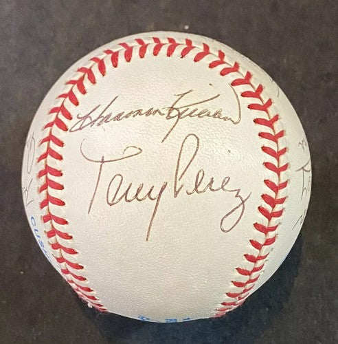 Harmon Killebrew Tony Perez Brooks Robinson Hof signed A.L Baseball 9 Auto Coa