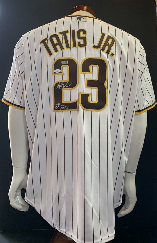 Fernando Tatis Jr. Signed Nike Padres Jersey El Nino Rookie Auto Mint JSA COA