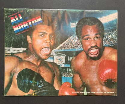 Muhammad Ali vs Ken Norton boxing Program 1976 Yankee Stadium 1st Event Original