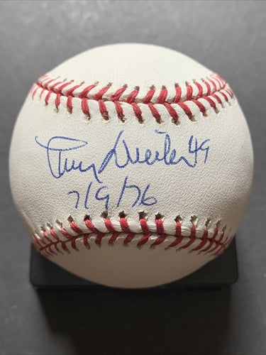 LARRY DIERKER No Hitter 7/9/76 Signed Official Baseball Astros mlb Tristar Coa