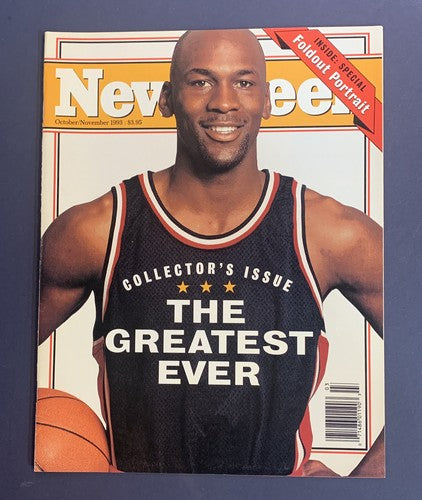 1993 Newsweek Magazine Michael Jordan Greatest Ever Collector's Issue No Label