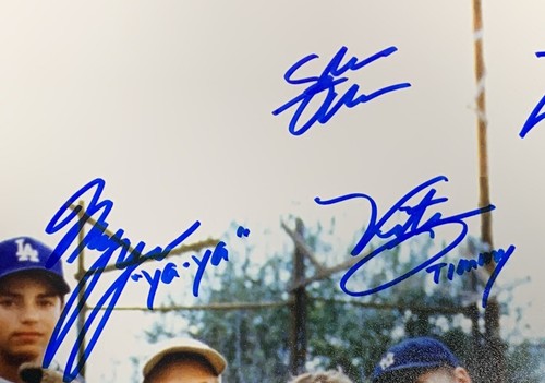 THE SANDLOT Movie Cast Signed 16x20 Photo Framed 8 Autograph Smalls Ham JSA COA