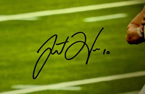 Justin Herbert signed 16x20 photo framed Chargers 2020 ROY Plaque Auto Fanatics