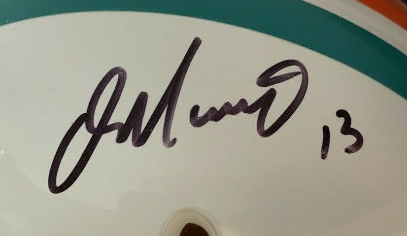 Dan Marino Signed Dolphins FS Pro Line Record Breaker Helmet UDA COA LE/343 Auto