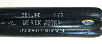 Derek Jeter Signed Game Issued P72 Block Letters Bat 1998 Auto Yankees STEINER