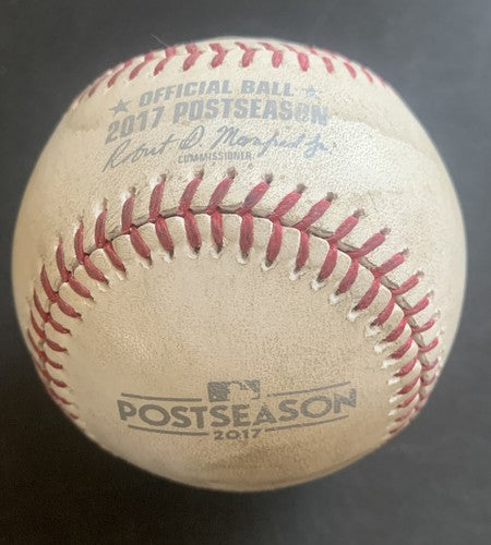 Gary Sanchez MLB Game Used Post Season Baseball 2017 Yankees vs Astros Steiner