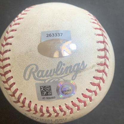 Gary Sanchez MLB Game Used Post Season Baseball 2017 Yankees vs Astros Steiner