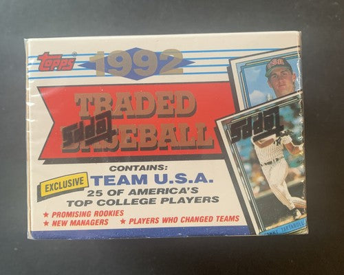 1992 TOPPS TRADED FACTORY SEALED SET Nomar  Garciaparra Rc Mint