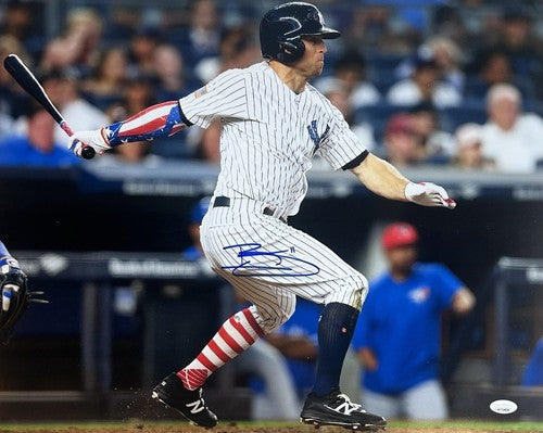 Brett Gardner Signed 16x20 4th Of July Photo Framed Ny Yankees Autograph JSA Coa