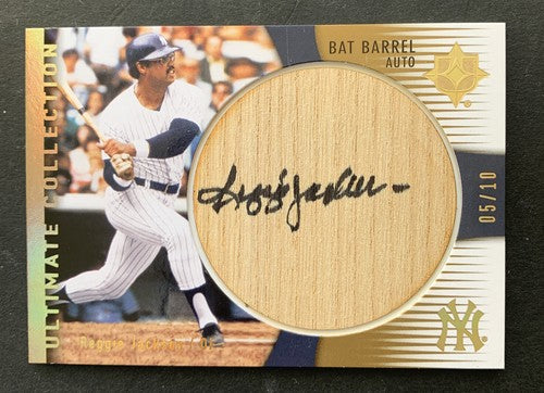 2008 Ultimate Collection Big Bat Barrel Reggie Jackson Auto Mint /10 Yankees Hof