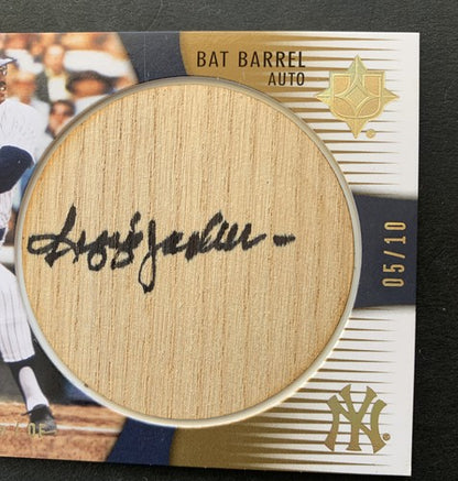 2008 Ultimate Collection Big Bat Barrel Reggie Jackson Auto Mint /10 Yankees Hof